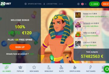 20Bet Casino – Main page